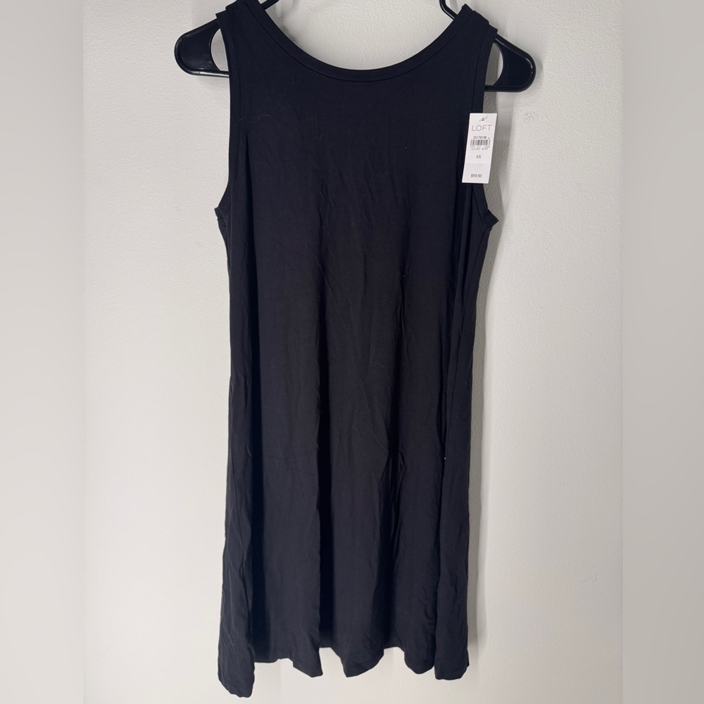 LOFT Elegant Black Sleeveless dress